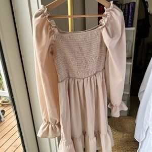 Light Pink Babydoll Dress